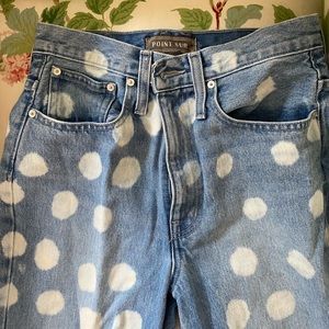 Point Sur J. Crew Polka Dot Jeans